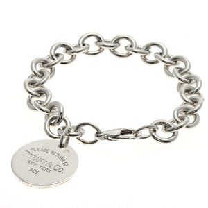 TIFFANY & CO. Silver Charm Bracelet